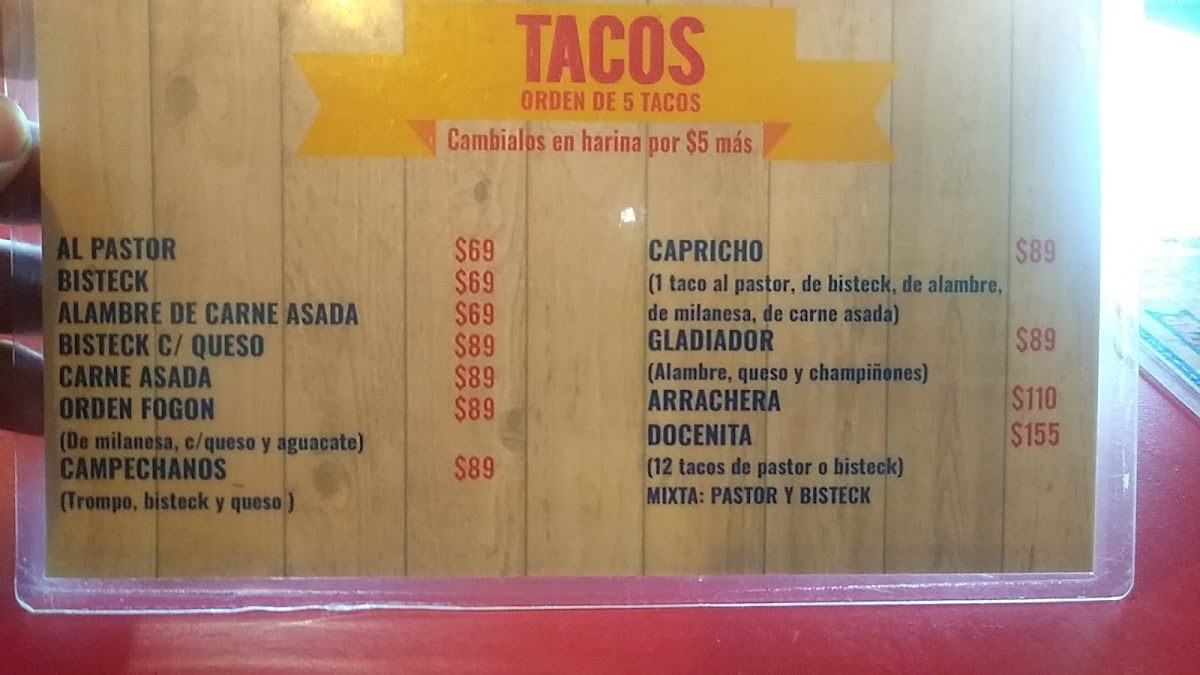 El Fogón Magueyada Menu - Image 4